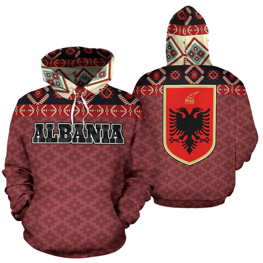 Albania All Over Hoodie - BN09