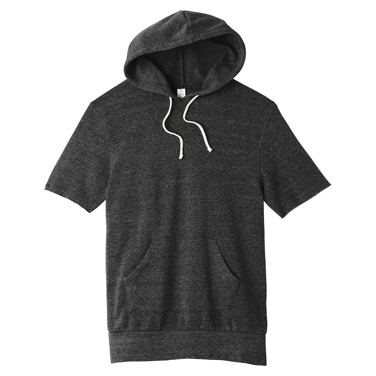 Alternative Apparel Men's Eco Black Eco-Fleece Baller Pullover Hoodie