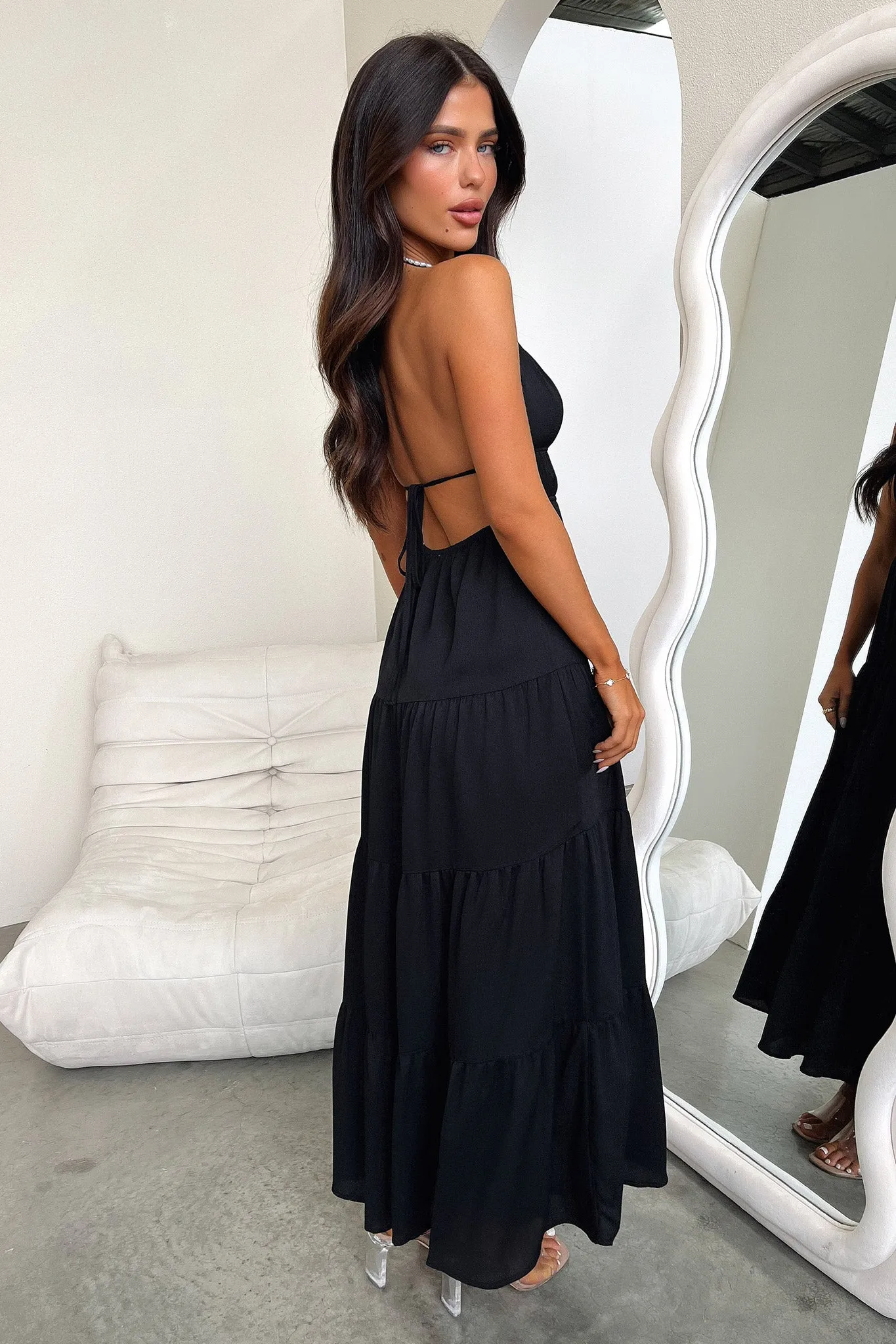 Amalie Maxi Dress - Black