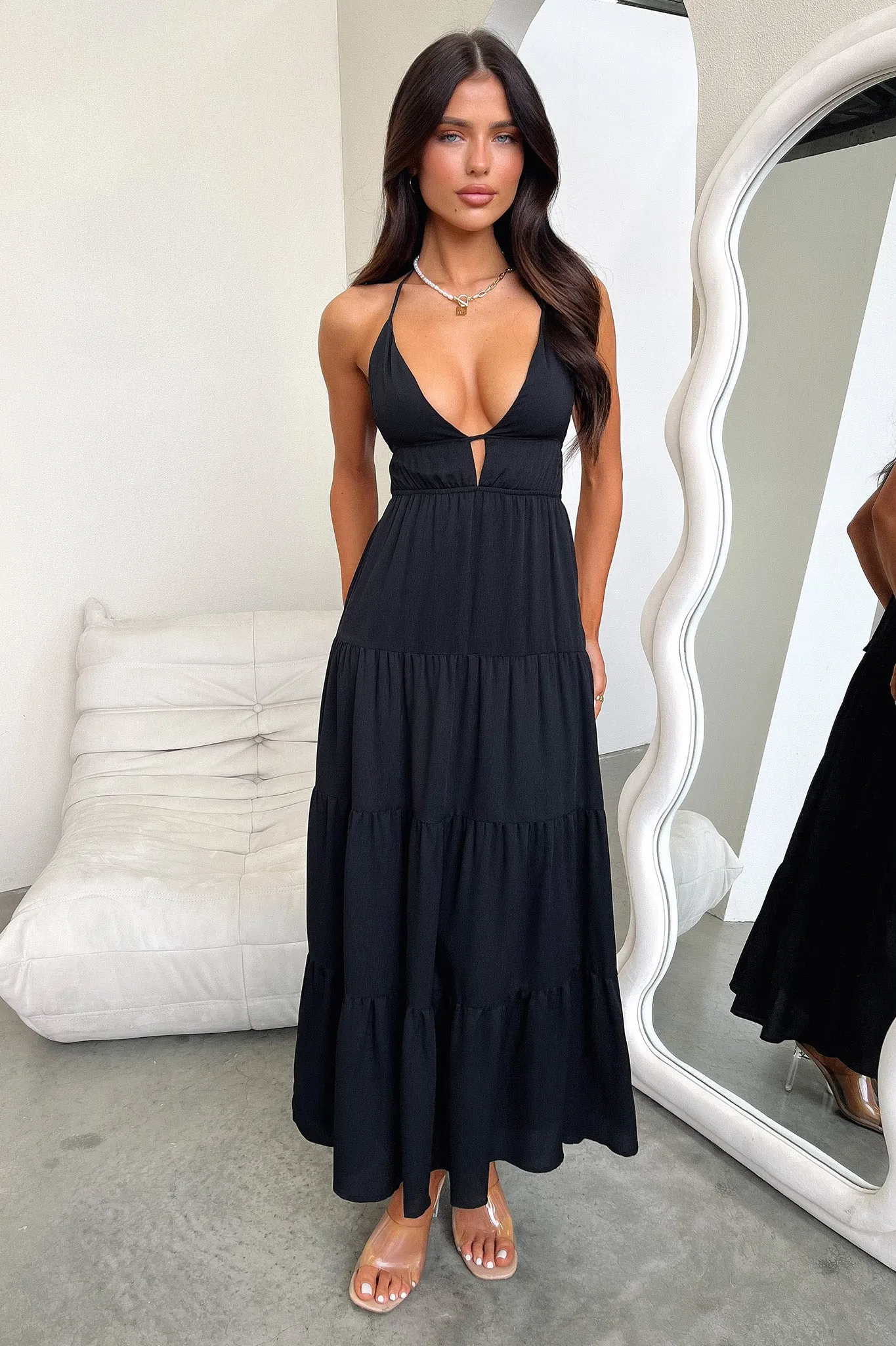 Amalie Maxi Dress - Black