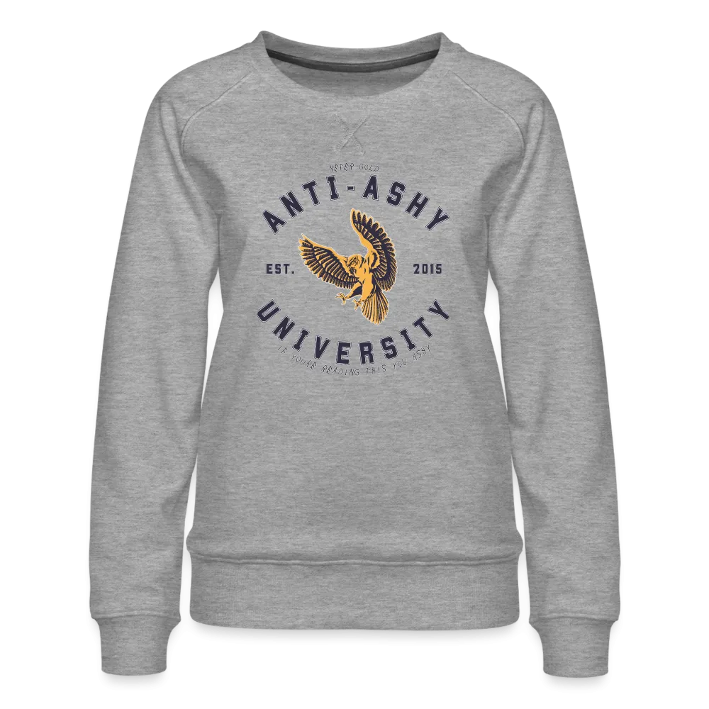 ANTI-ASHY UNIVERSITY (Blue) - Women’s Crewneck