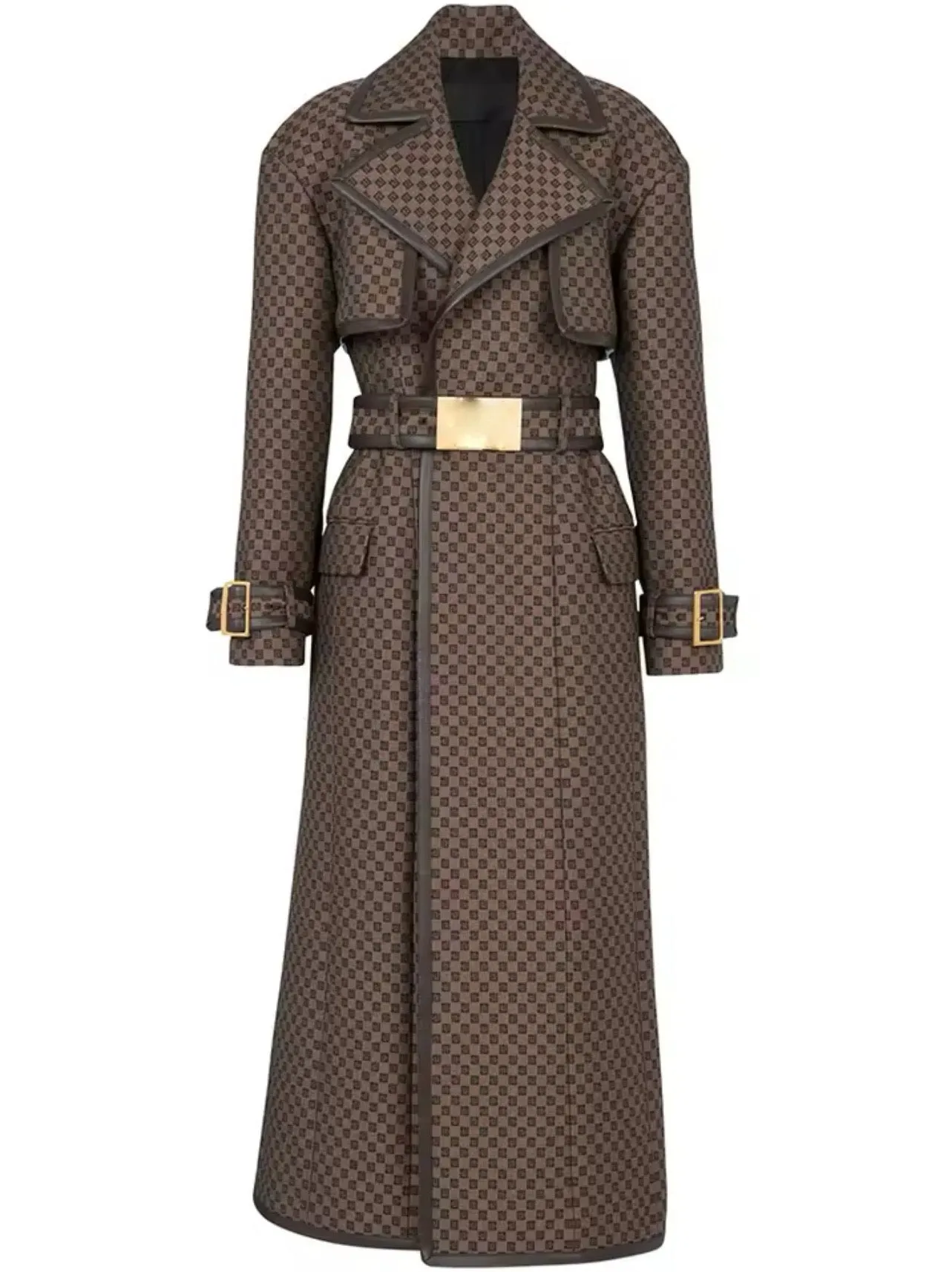 Ava Monogram Trench Coat