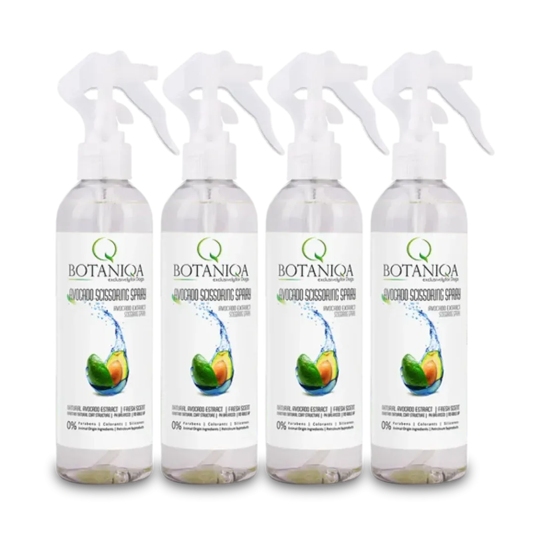 Avocado Scissoring Spray 8oz Set of 4 by Botaniqa