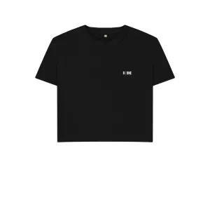 B-Relaxed Crop T-shirt Black