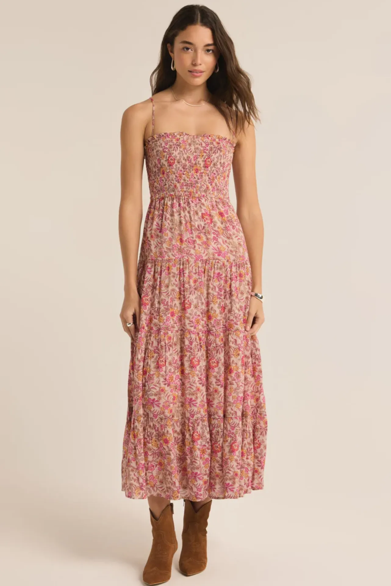 Balos Lima Floral Midi Dress