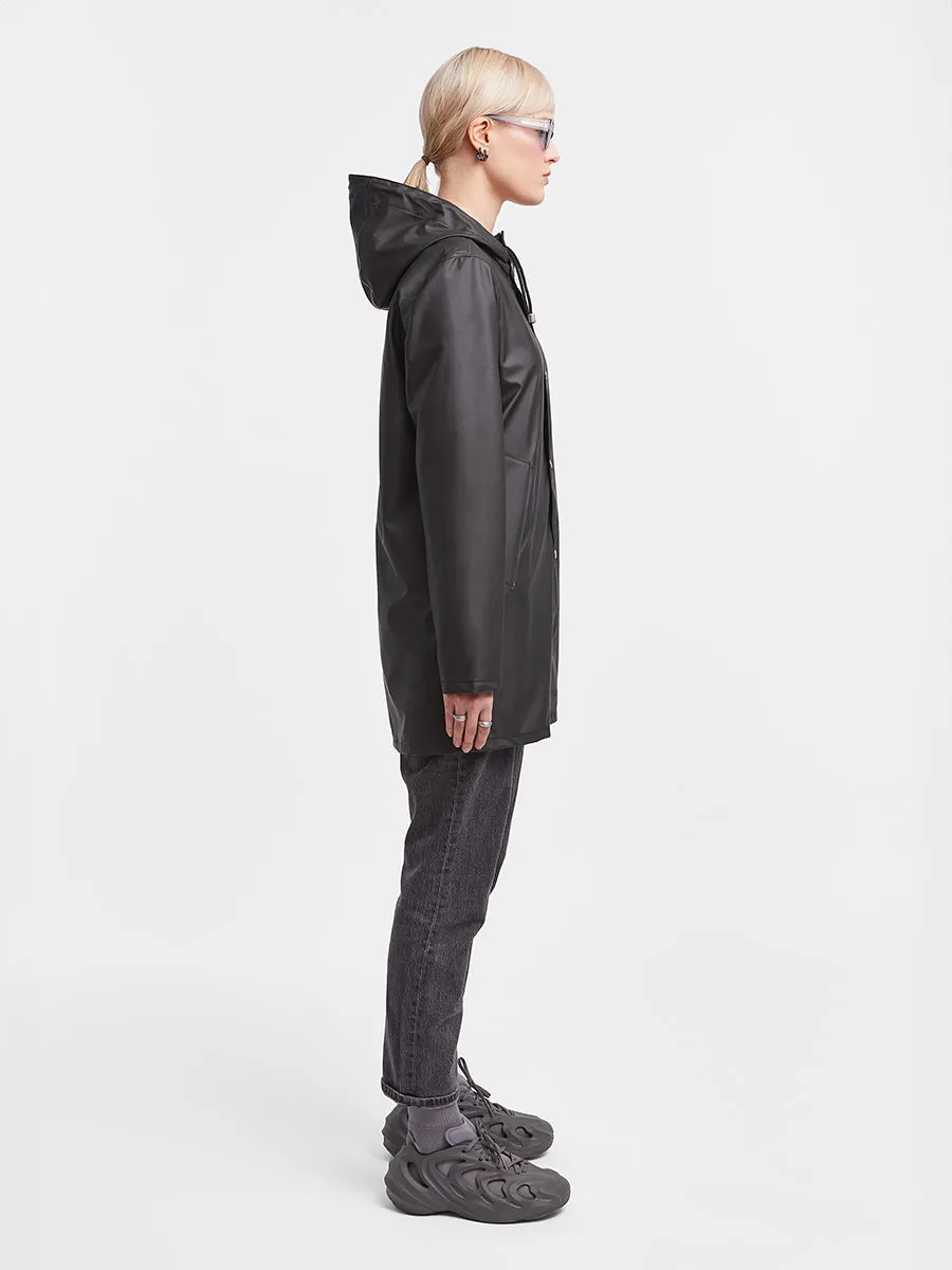 Black Lightweight Stockholm Raincoat