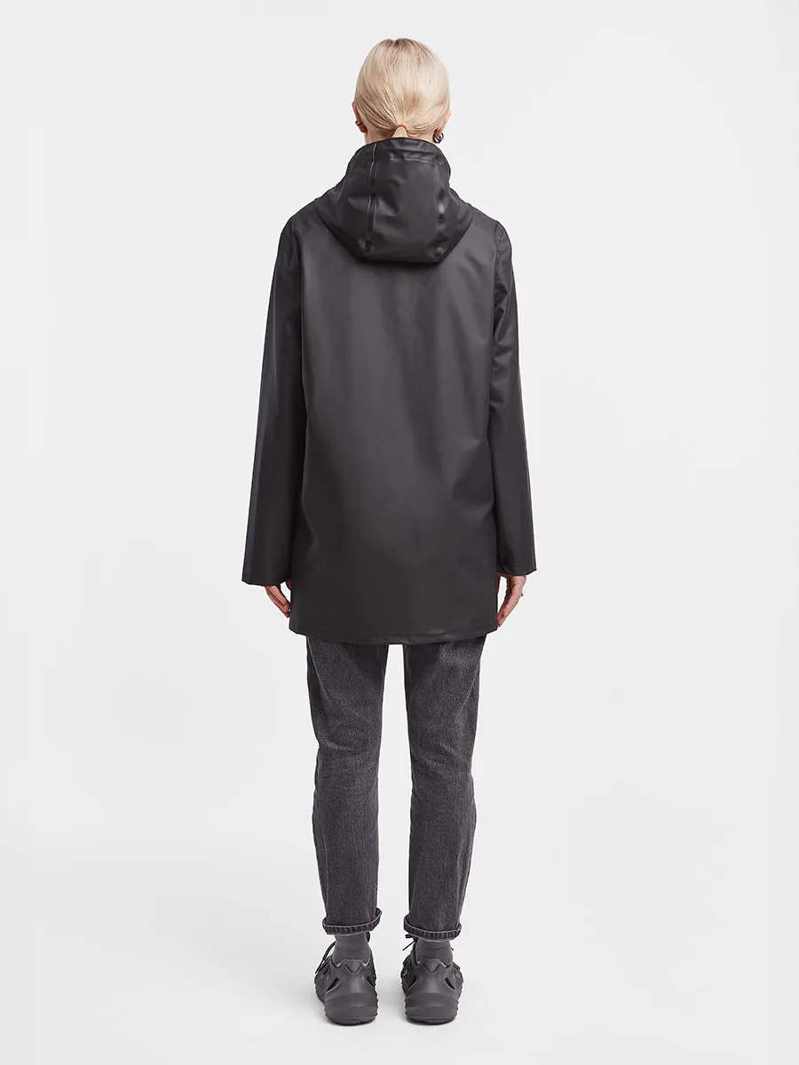 Black Lightweight Stockholm Raincoat