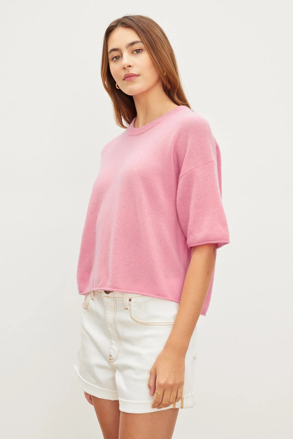 BLAKE CASHMERE CREW NECK SWEATER