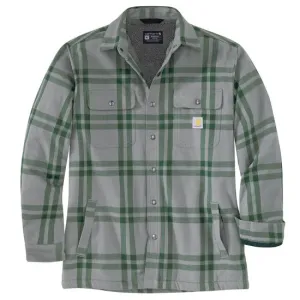 Carhartt Mens Relaxed Fit Flannel Sherpa-Lined