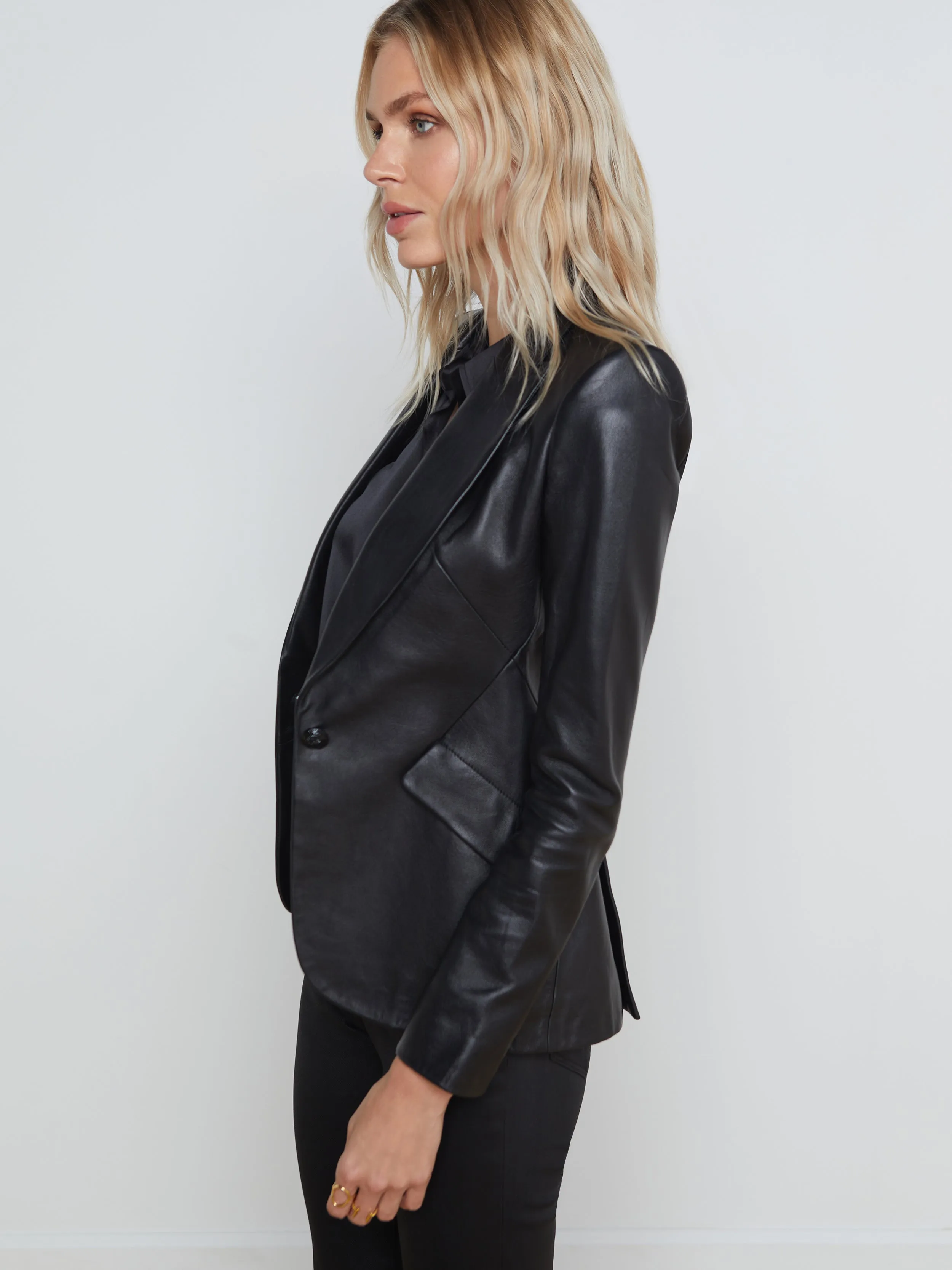 Chamberlain Leather Blazer