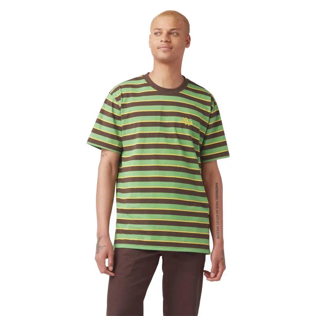 Dickies Relaxed Fit S/S Stripe Tee - Green Leaf