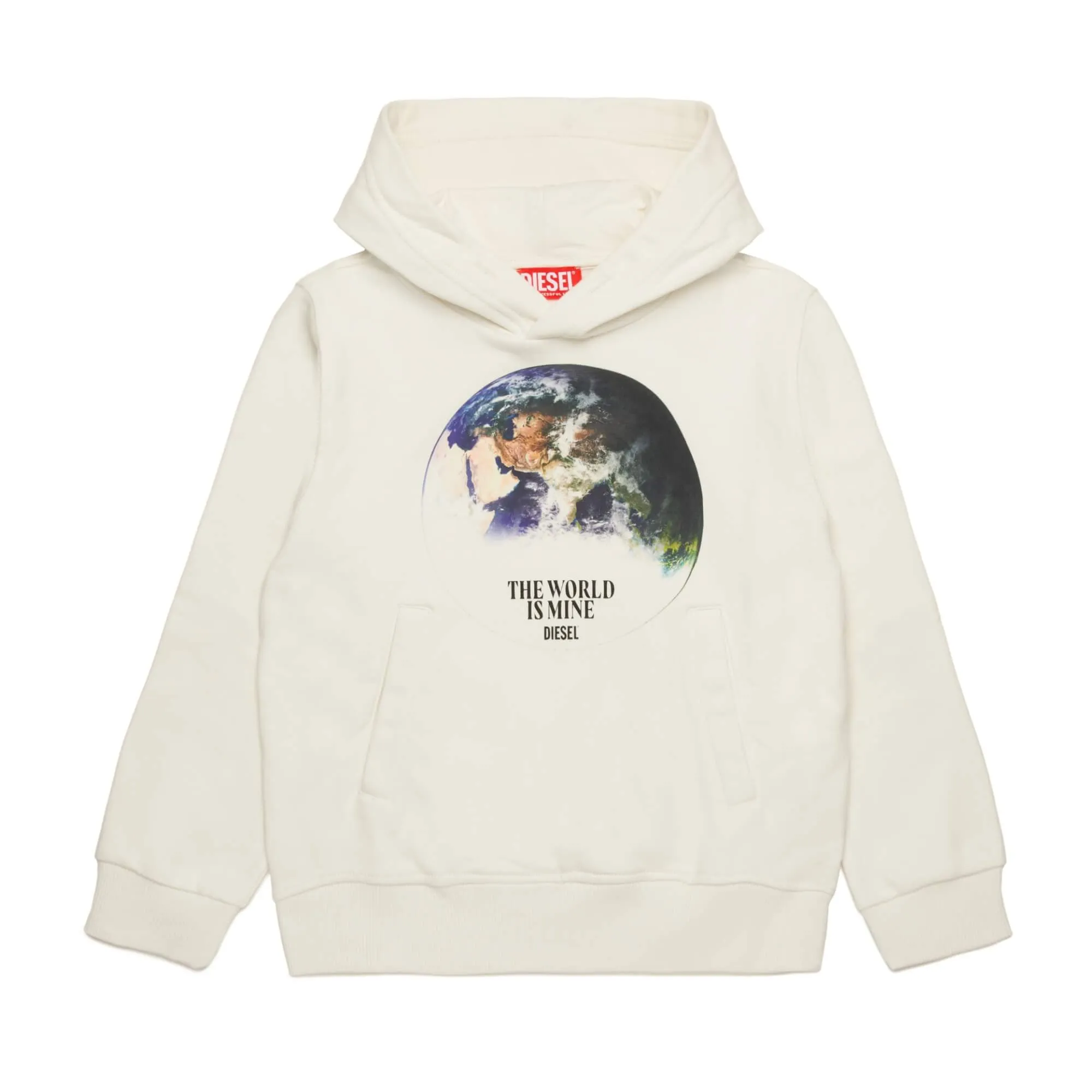 Diesel The World is Mine Off-White Hoodie