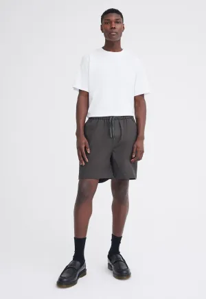 Edon Cotton Twill Short - Steelo Grey