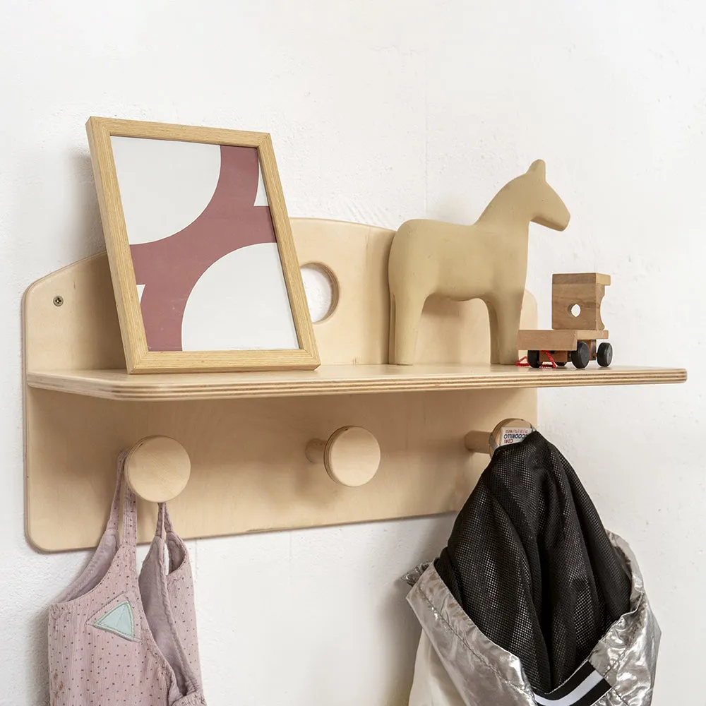 Entryway Bench with Coat Rack