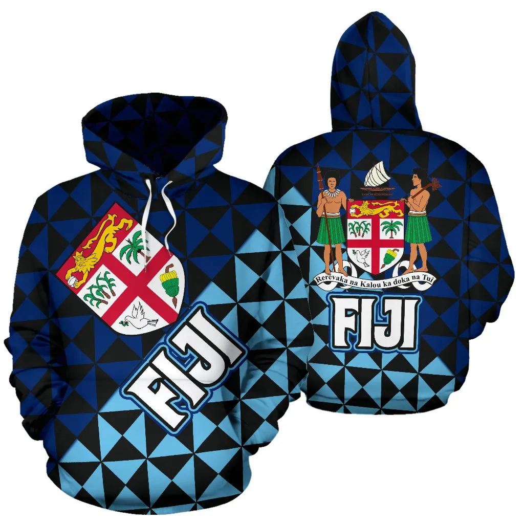 Fiji Hoodie Coat Of Arms New Style TH5