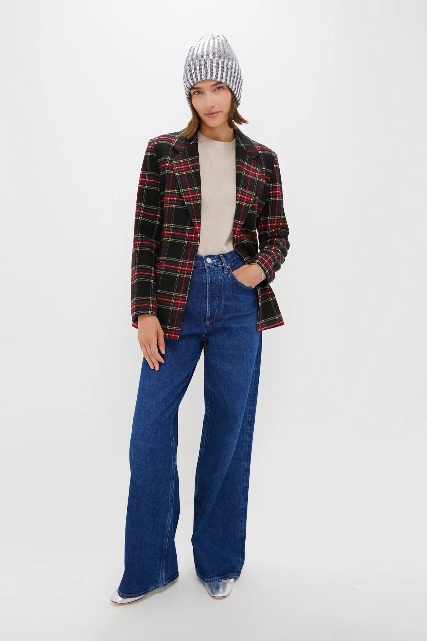 Holiday Tartan Shea Blazer