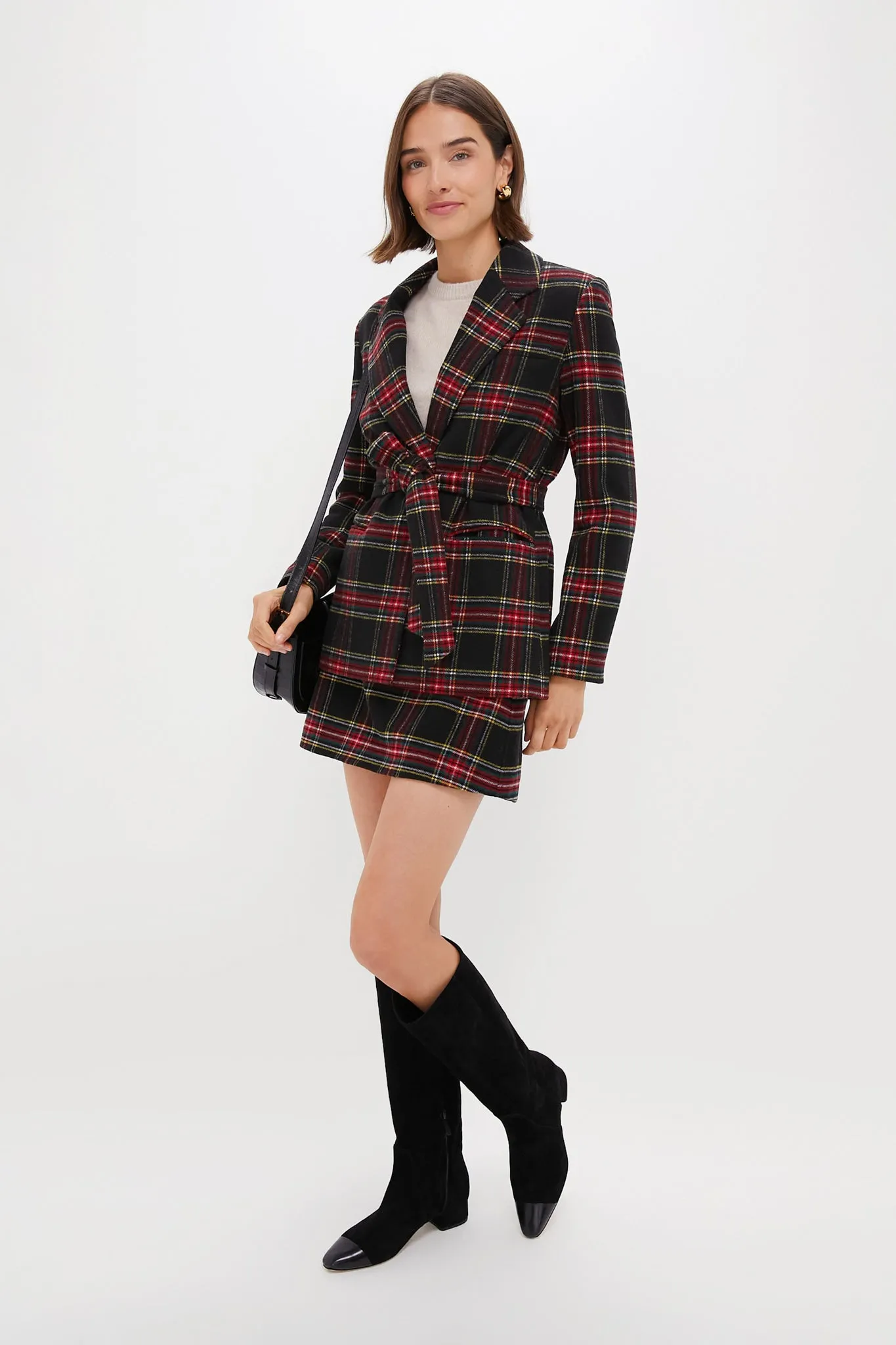 Holiday Tartan Shea Blazer