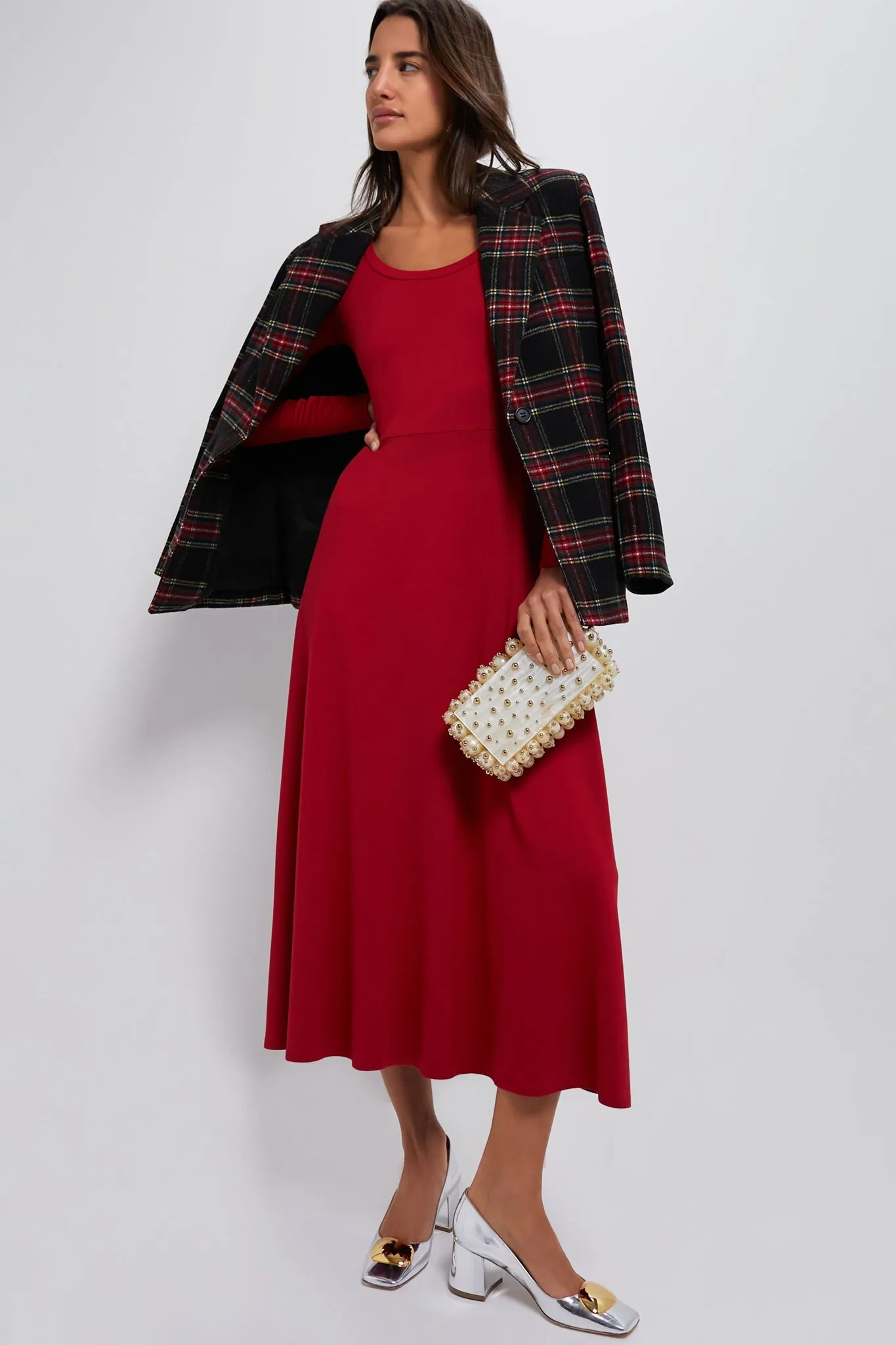 Holiday Tartan Shea Blazer