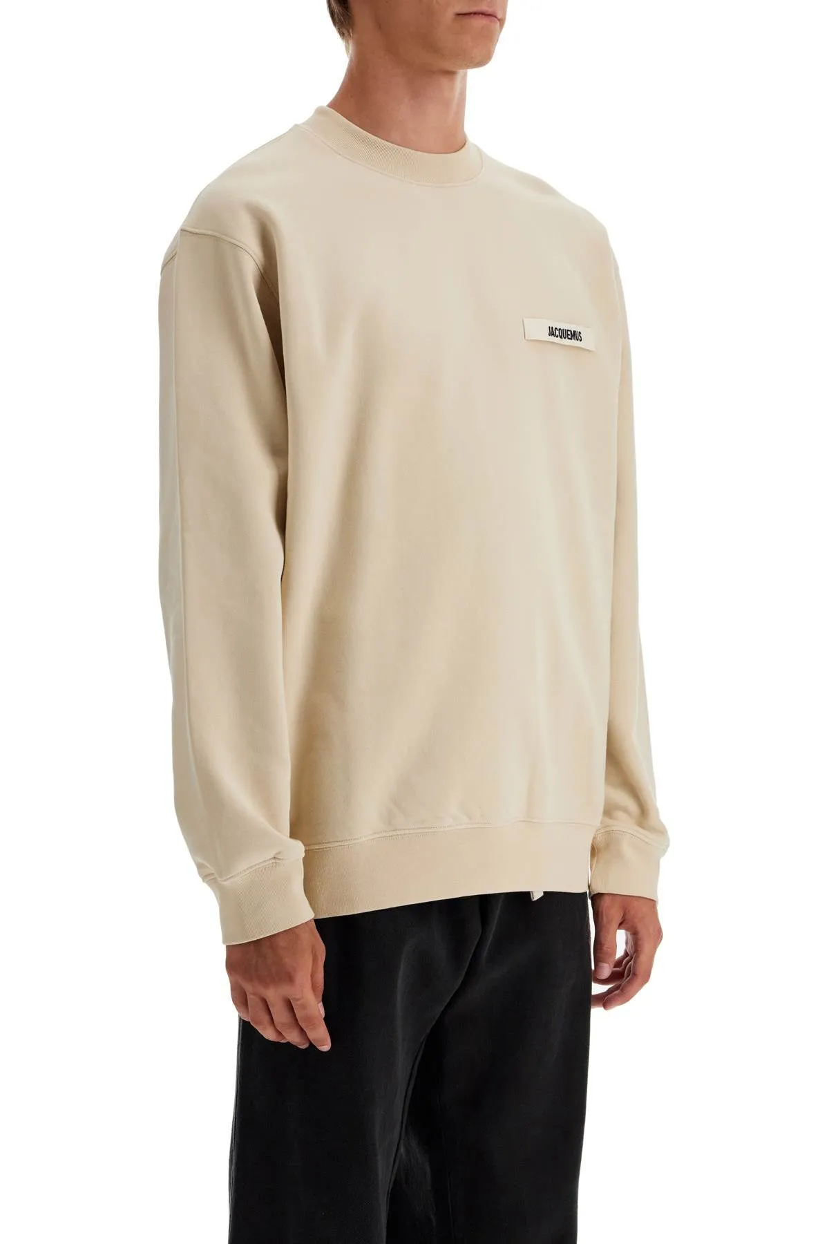 JACQUEMUS Felpa Girocollo Le Sweatshirt Gros Grain