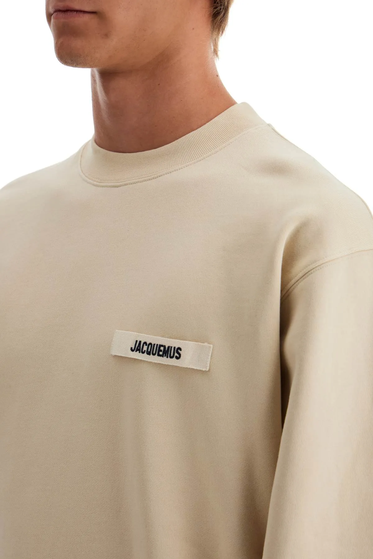 JACQUEMUS Felpa Girocollo Le Sweatshirt Gros Grain