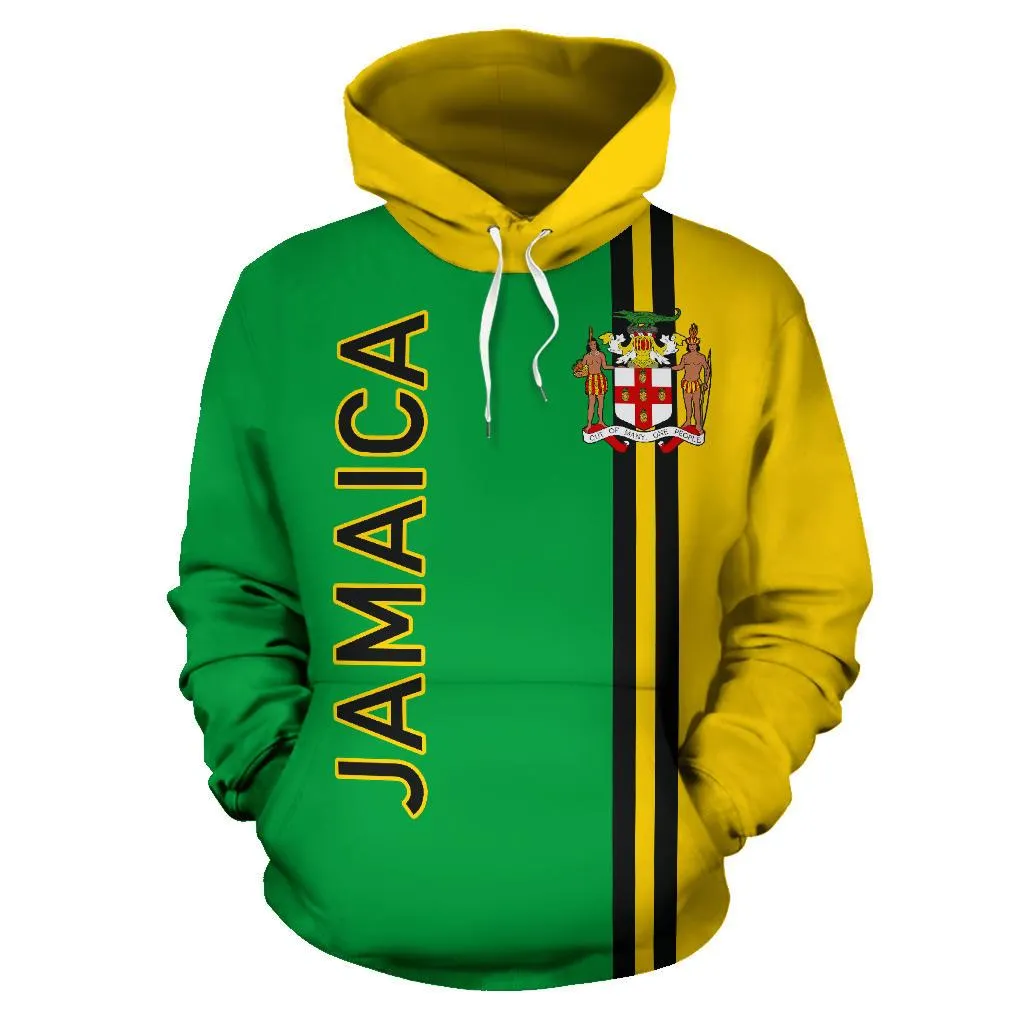 Jamaica All Over Hoodie - Straight Version - Bn04