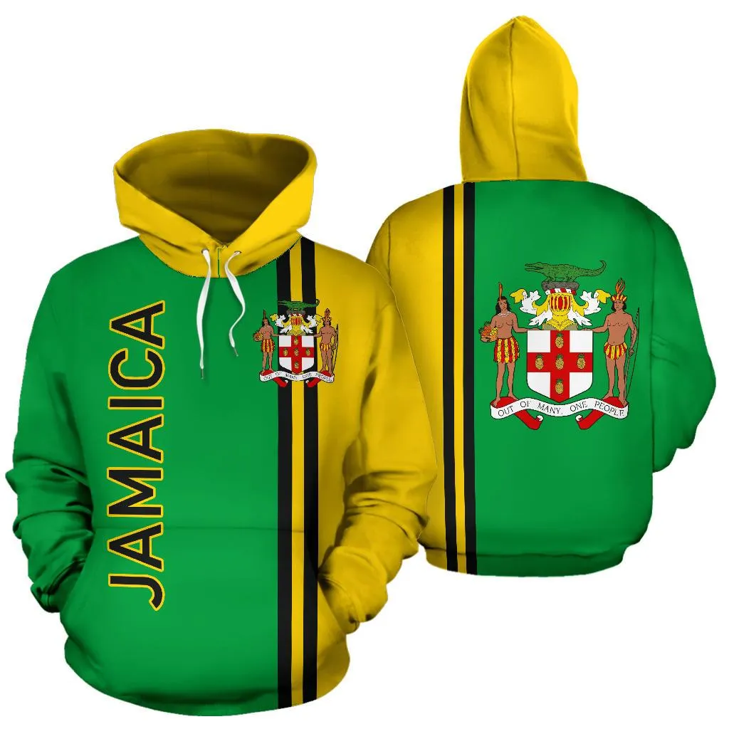 Jamaica All Over Hoodie - Straight Version - Bn04