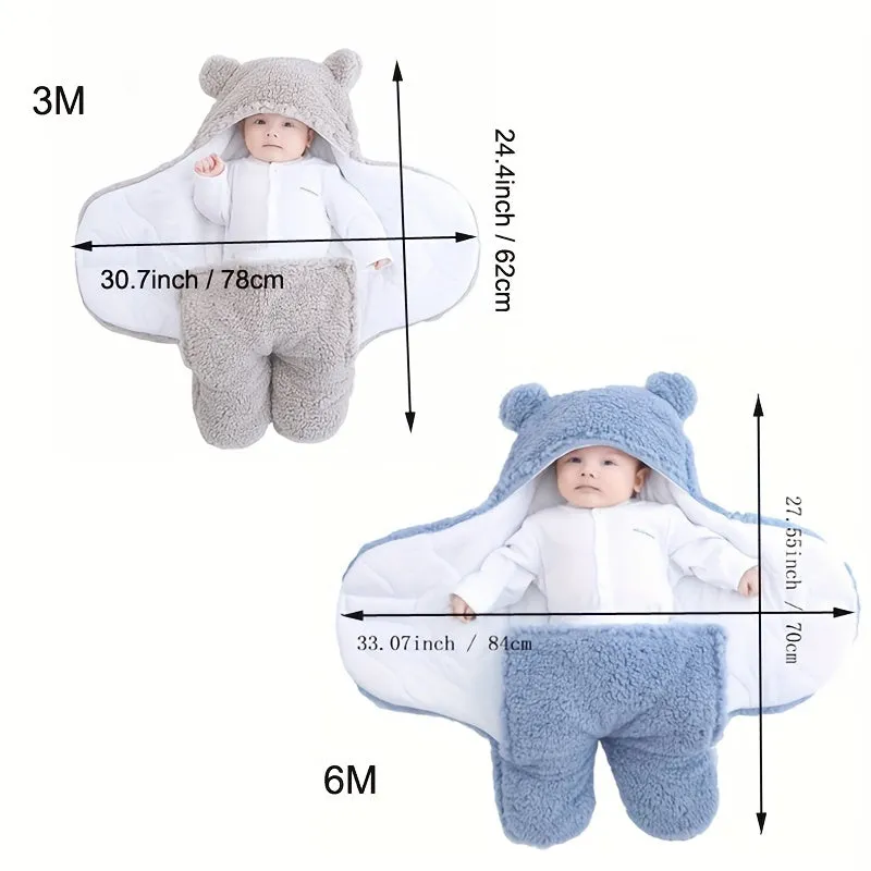 Little Gigglers World Winter Baby Bear Sleeping Bag