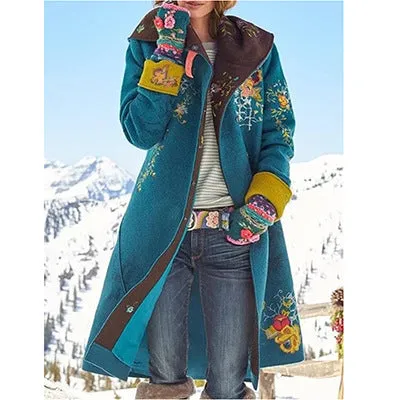 Long Printed Tweed Jacket Women Wholesale