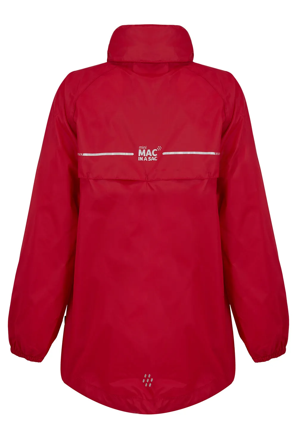 Origin Mini Packable Waterproof Kids Jacket - Red