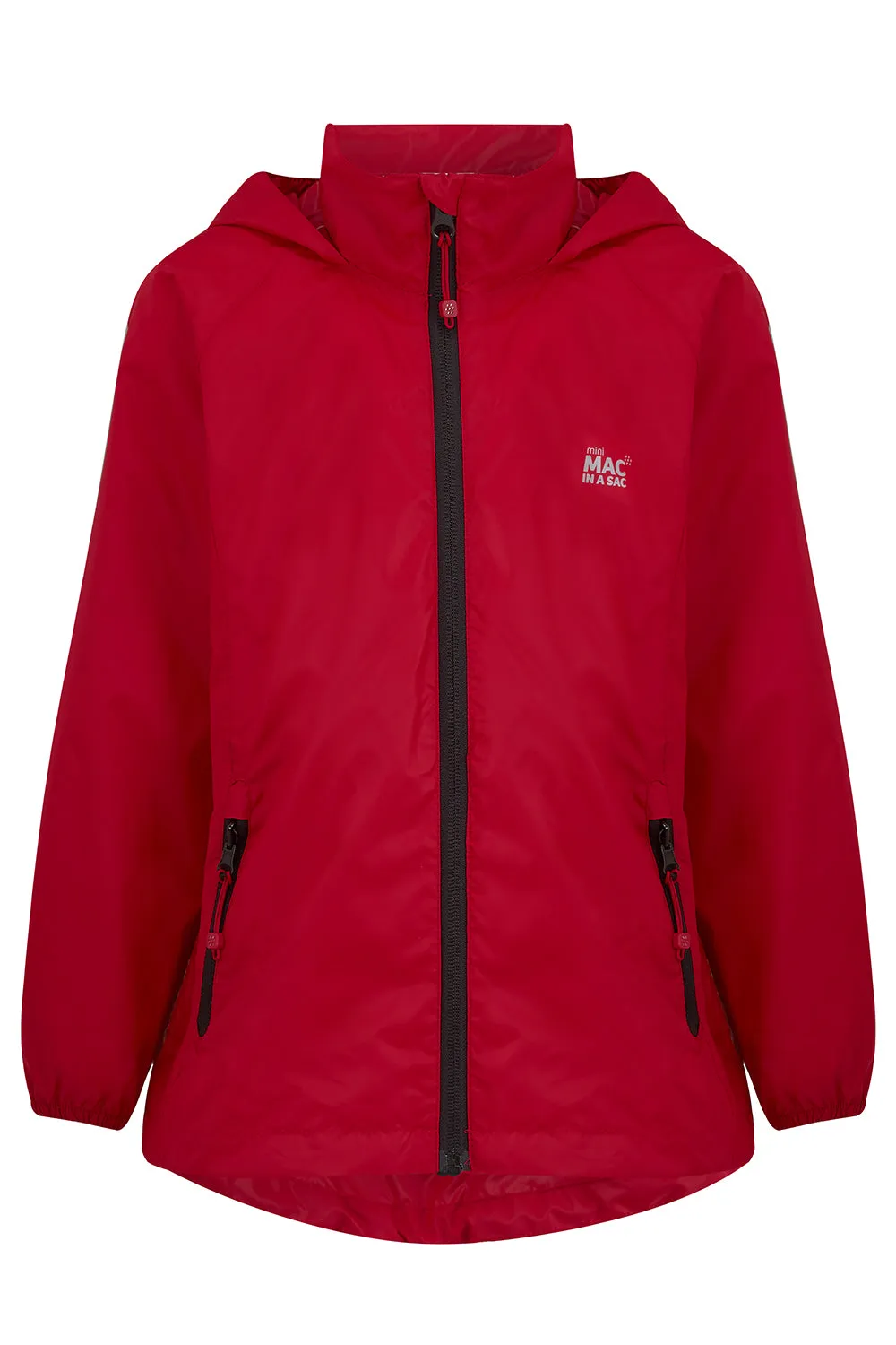 Origin Mini Packable Waterproof Kids Jacket - Red