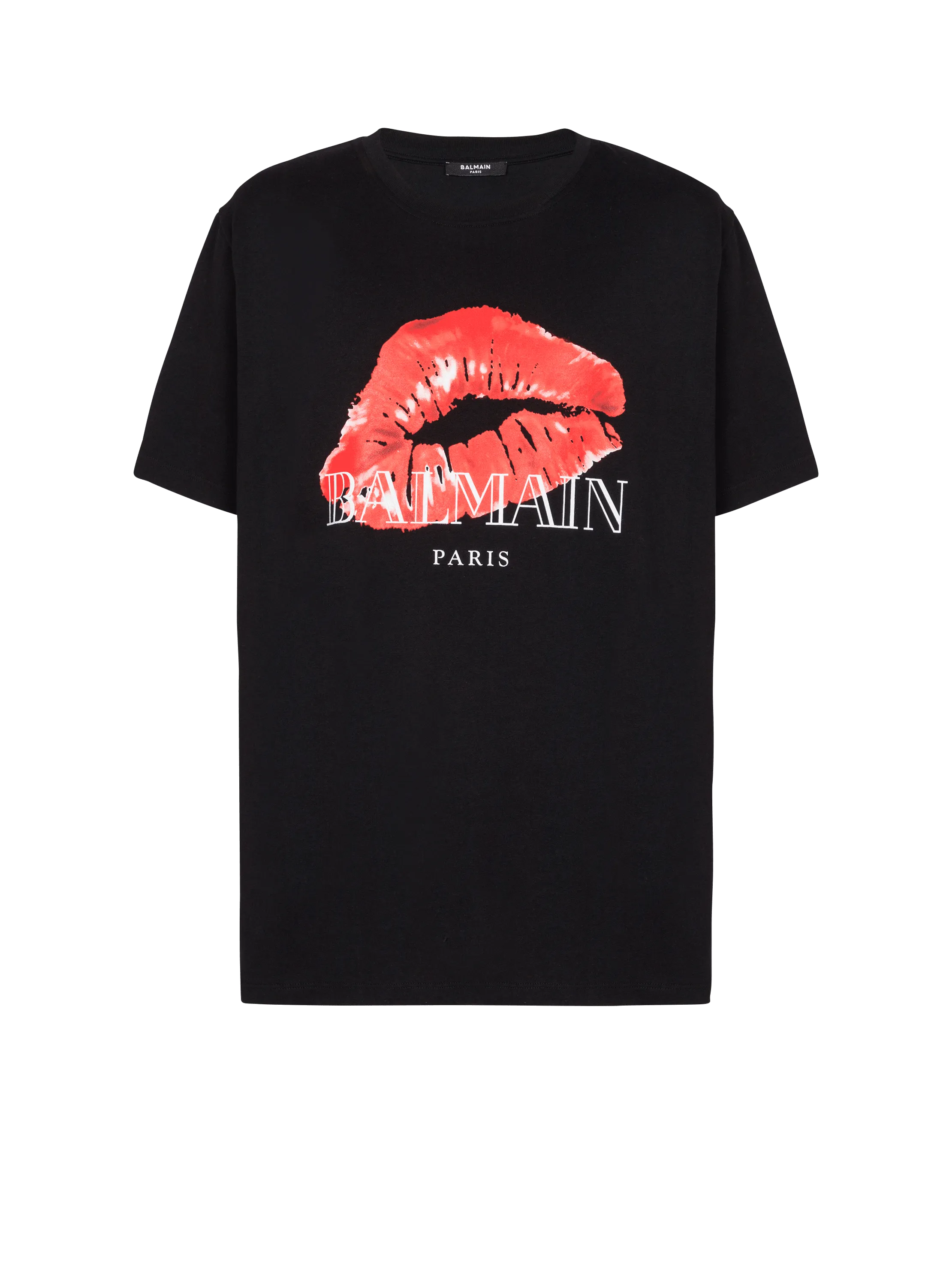 Relaxed T-Shirt With Kiss Print