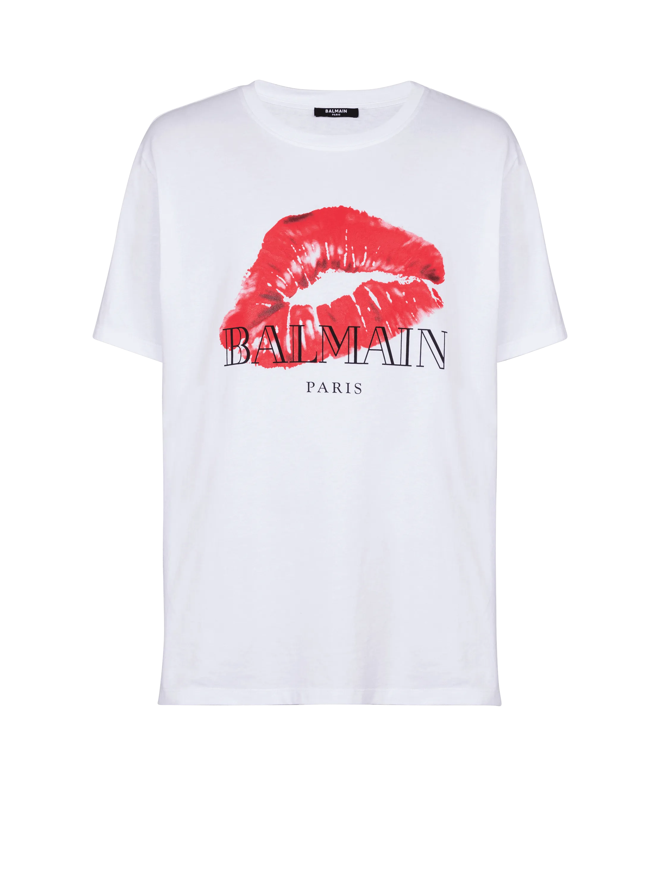 Relaxed T-Shirt With Kiss Print