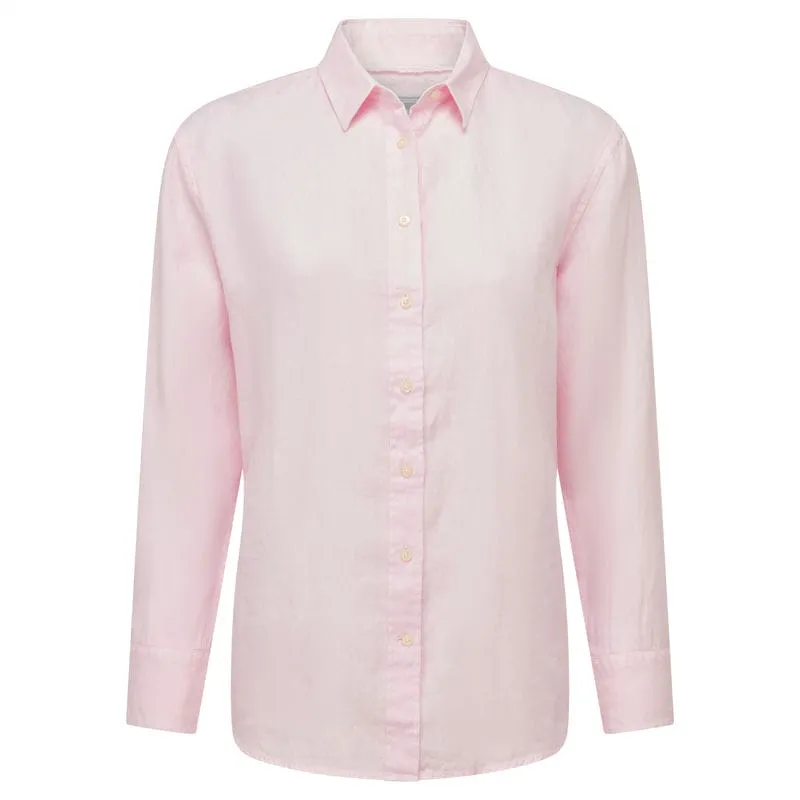 Schoffel Salthouse Ladies Linen Shirt - Pale Pink