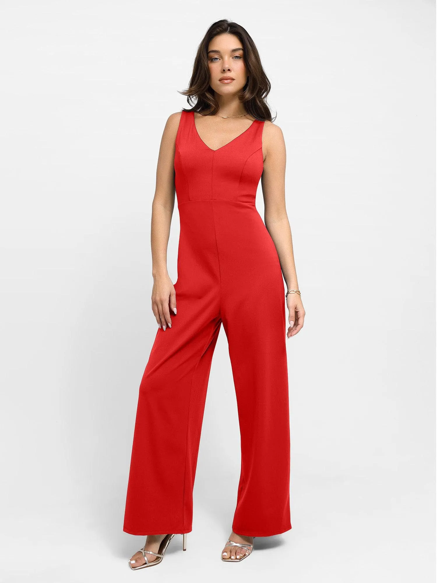 Shapewear Built-In Sculpting Midi Dress or Jumpsuit