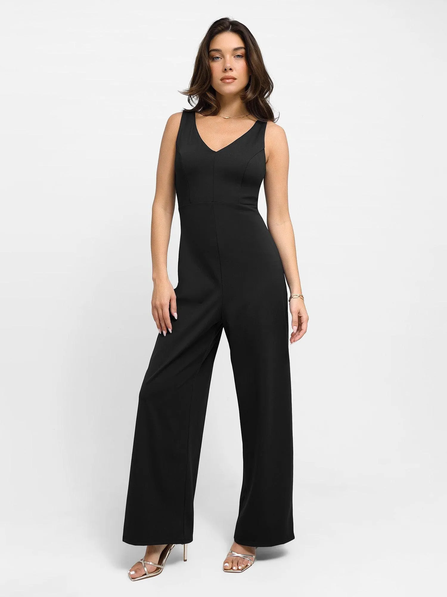 Shapewear Built-In Sculpting Midi Dress or Jumpsuit