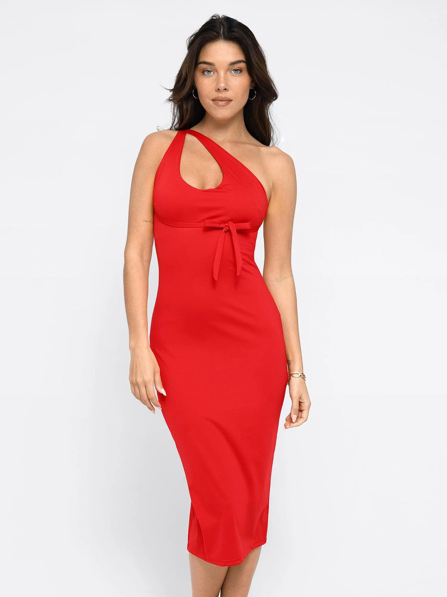 Shapewear Built-In Sculpting Midi Dress or Jumpsuit