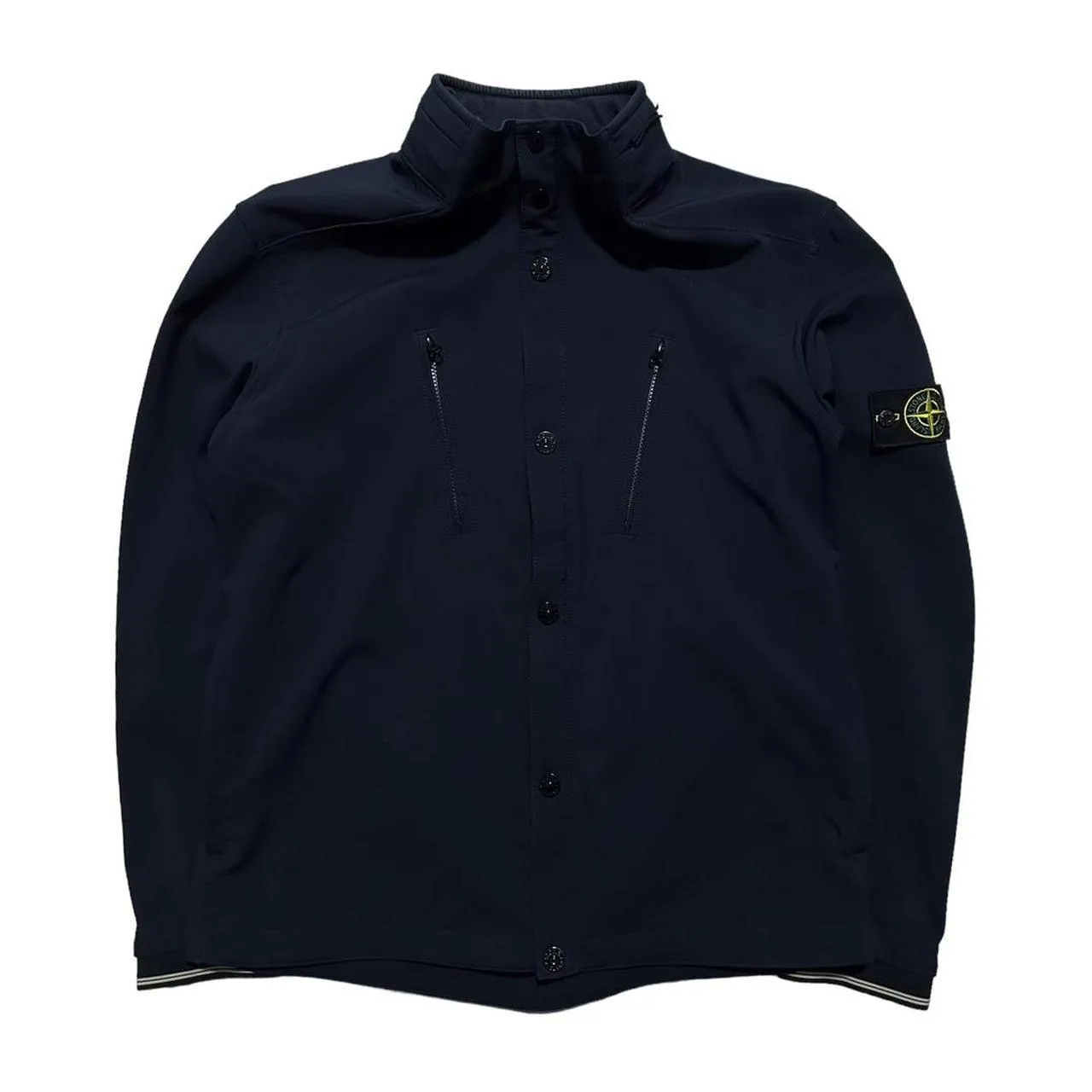 Stone Island Navy Soft Shell-R Jacket