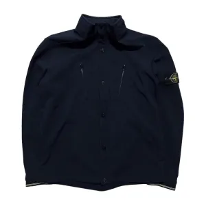 Stone Island Navy Soft Shell-R Jacket