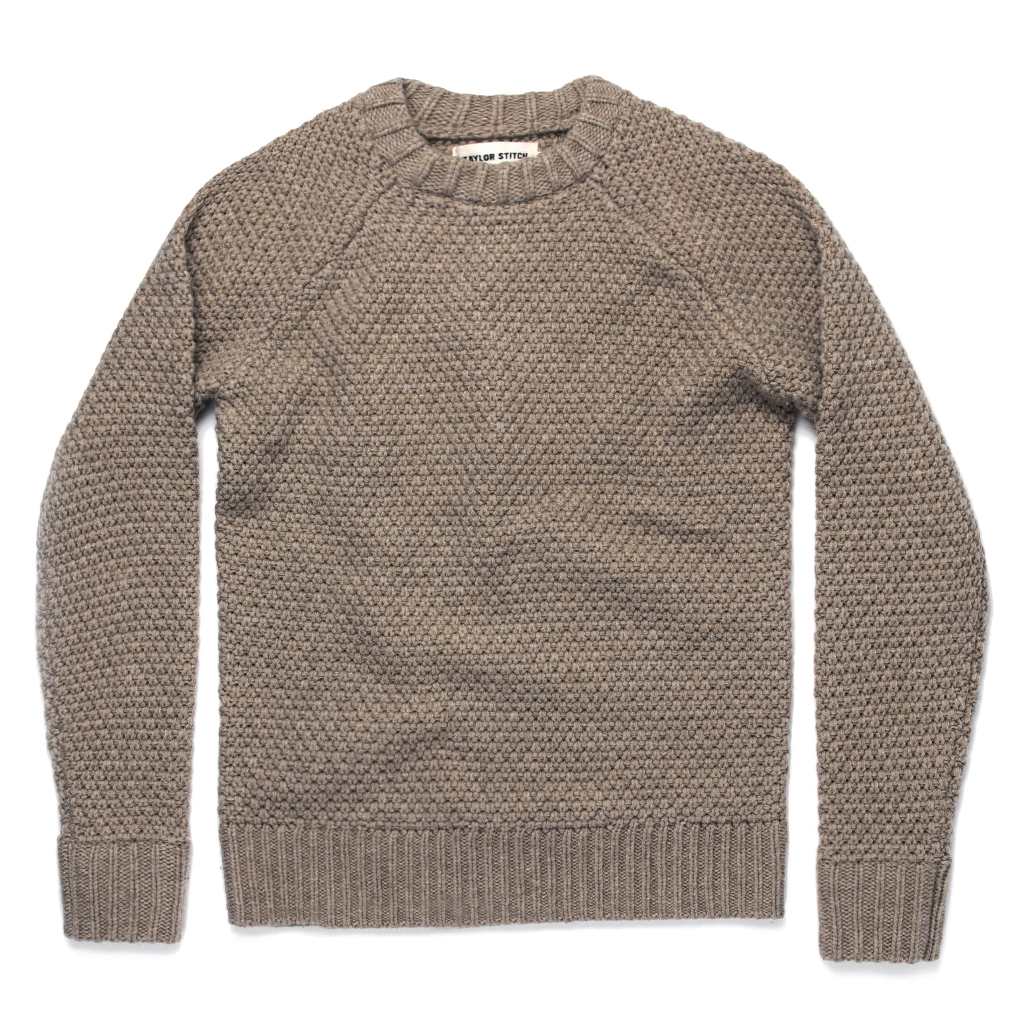 The Fisherman Sweater in Natural Melange