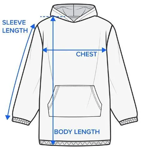 The Happy Bus Wearable Blanket Hoodie