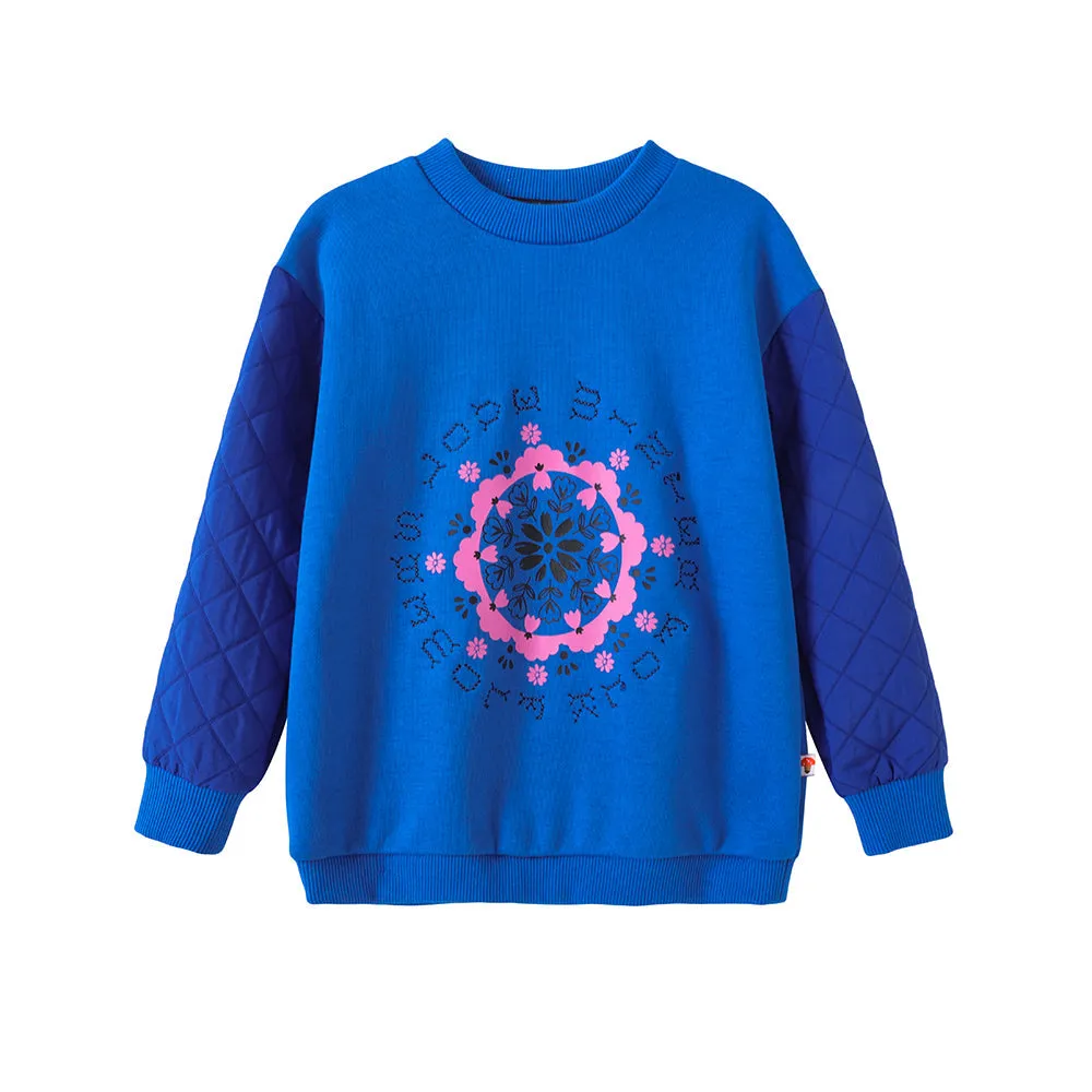 Vauva FW23 - Girls Organic Cotton Sweater (Blue)