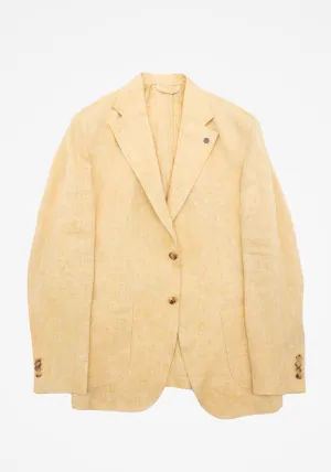 Yellow Linen Sport Coat