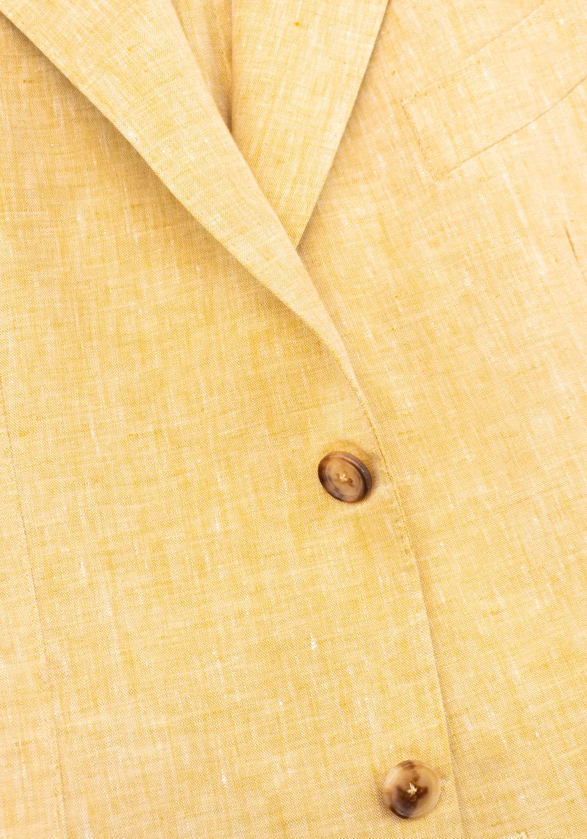 Yellow Linen Sport Coat